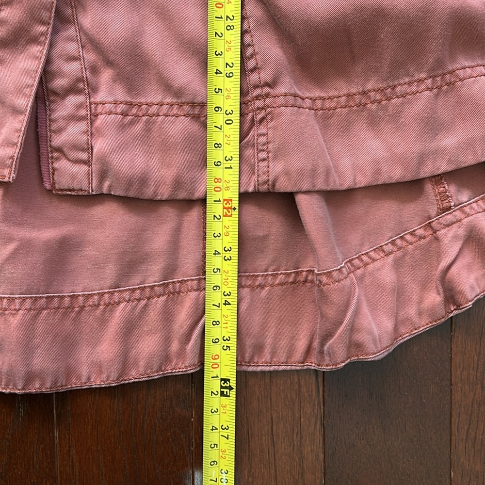 Anthropologie Holding Horses Womens Mariona Dusty Rose Swing Shirt Dress Sz 4 - Picture 4 of 12